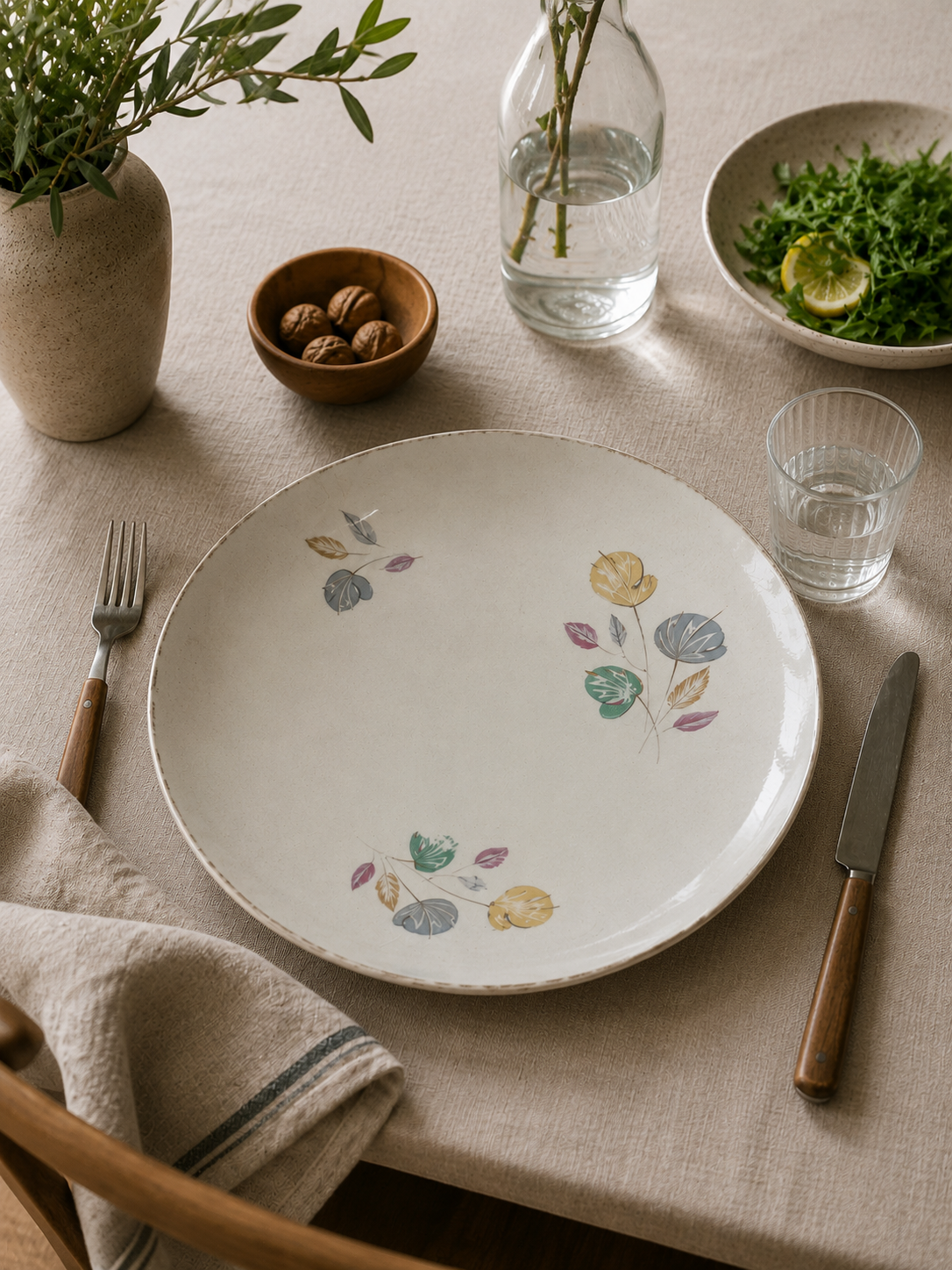 Duży talerz porcelanowy Winterling Marktleuthen