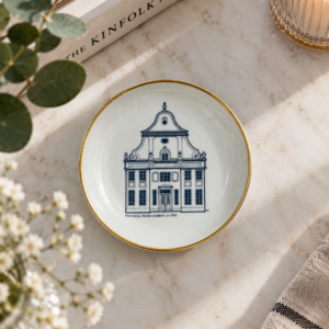 Mały talerzyk kolekcjonerski, podstawek porcelanowy Furstenberg