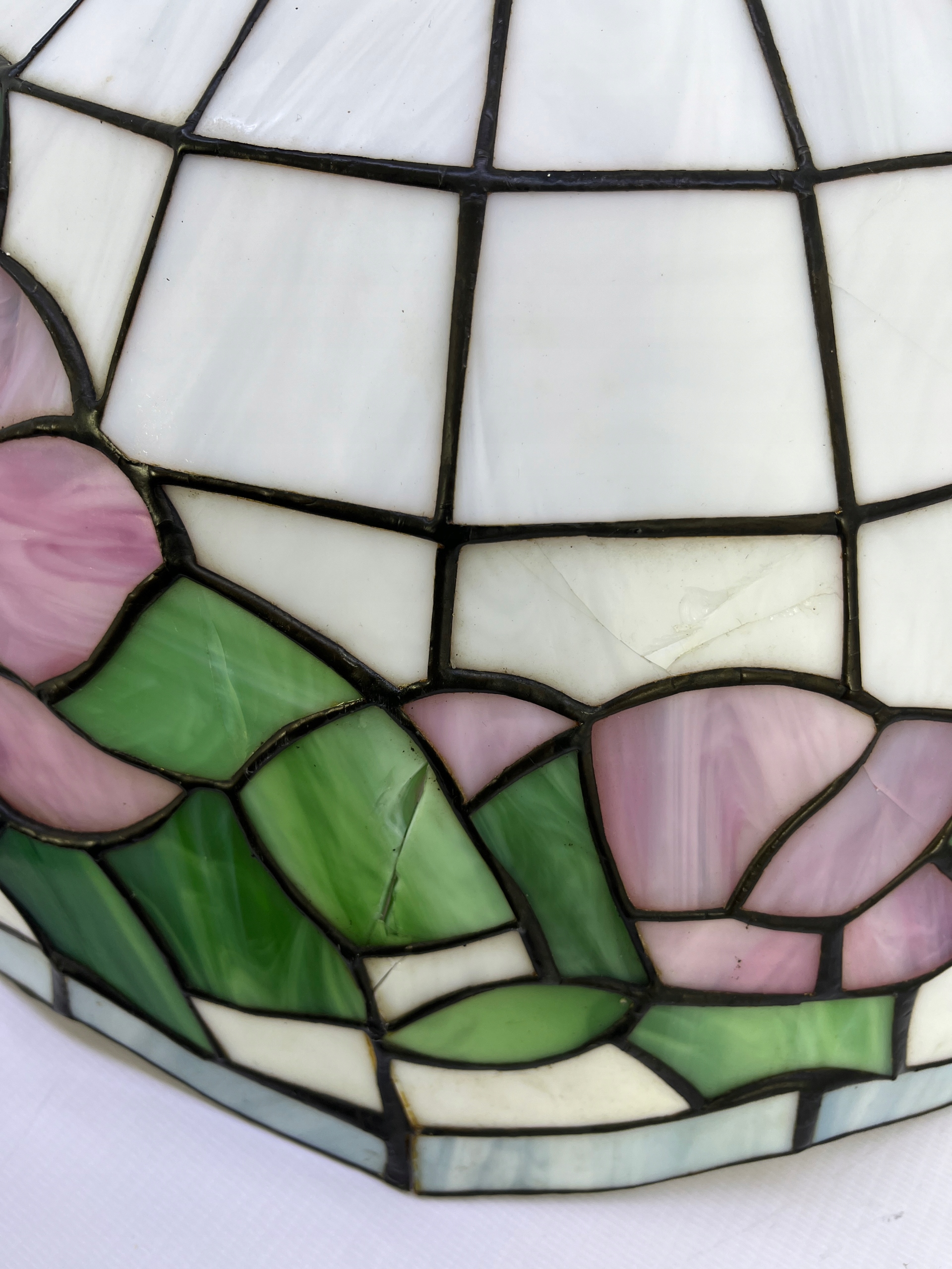 Zwis lampa Żyrandol stylowy Tiffany Delikatne peknięcia - obrazek 3