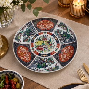 Talerz dekoracyjny China Imari