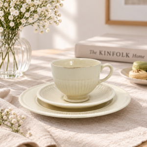 Zestaw śniadaniowy Zabytkowa Filiżanka kolekcjonerska Wedgwood Edme