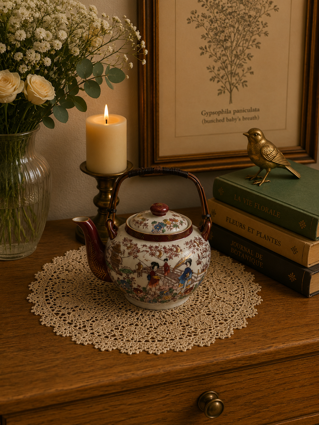Czajniczek na herbatę porcelanowy Japonia - Image 2