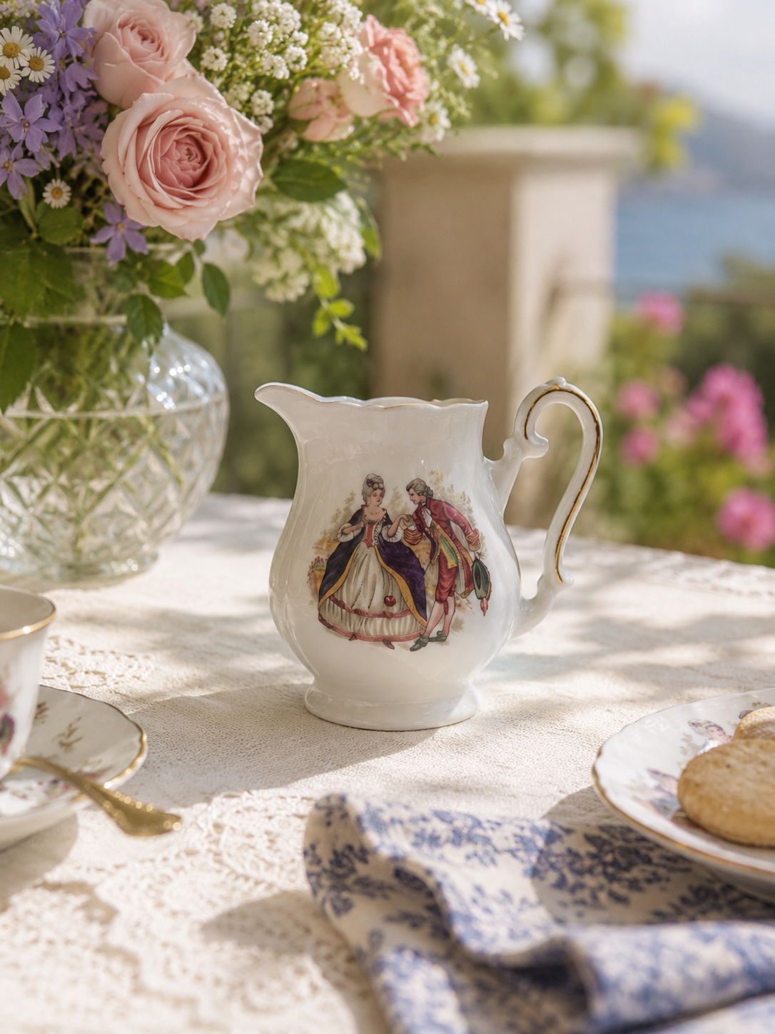 Dzbanuszek na mleko porcelanowy Zaječar Jugosławia