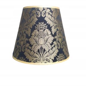 Gold lampshade for PVC bulb 24 cm high