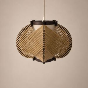 Zwis , lampa wisząca zabytkowa MK Leuchten z lat 70-tych