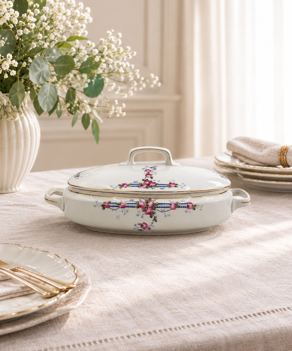 Waza na zupę porcelanowa Hertel Jacob & Co Rehau - Image 4