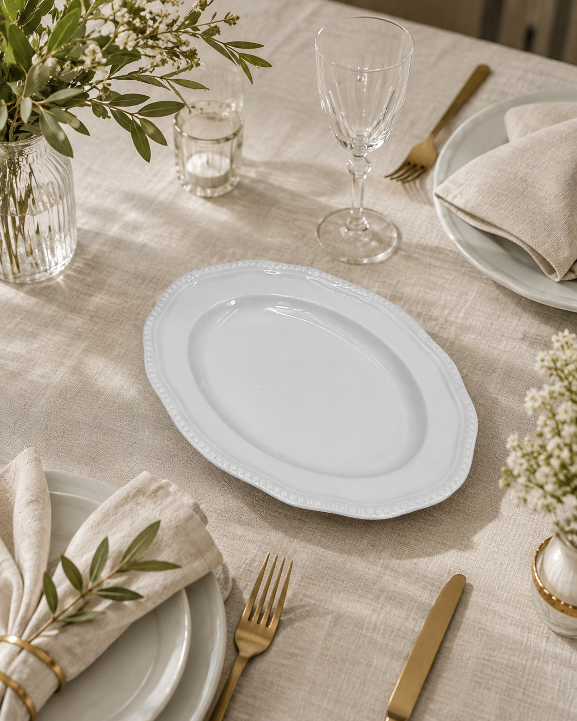 Mały półmisek porcelanowy Rosenthal Perlrand - obrazek 2