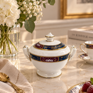 Cukiernica porcelanowa Royal Worcester Prince Regent