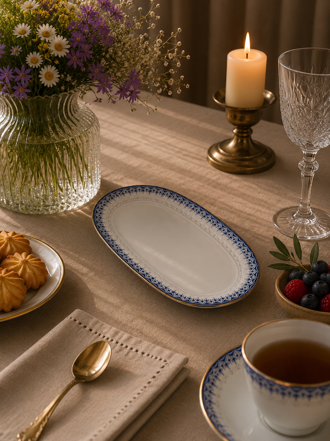 Mały półmisek porcelanowy Hutschenreuther Werk Tirschenreutch Melodie - obrazek 2