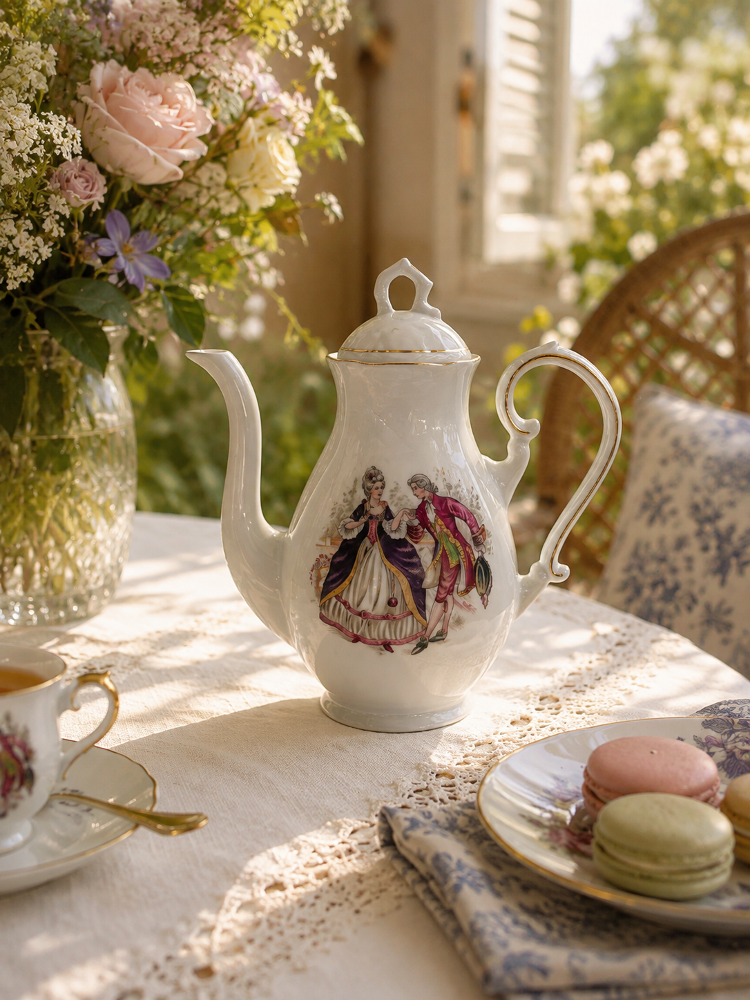 Dzbanek na herbatę porcelanowy Zaječar Jugosławia