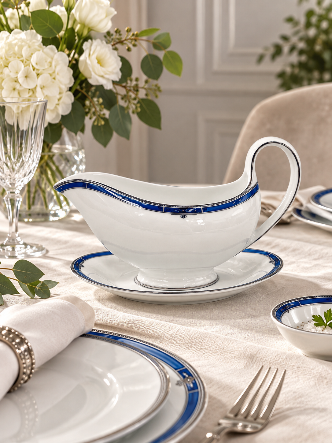 Sosjerka z podstawką Anglia Wedgwood Kingsbridge
