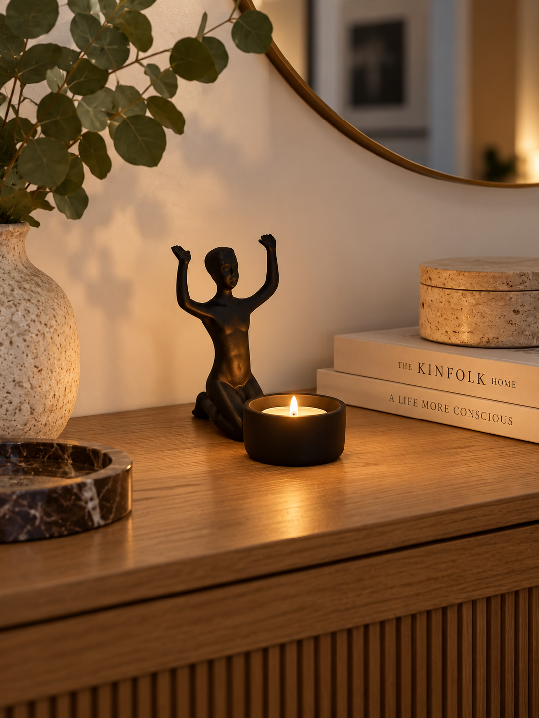 Vintage decorative candle holder
