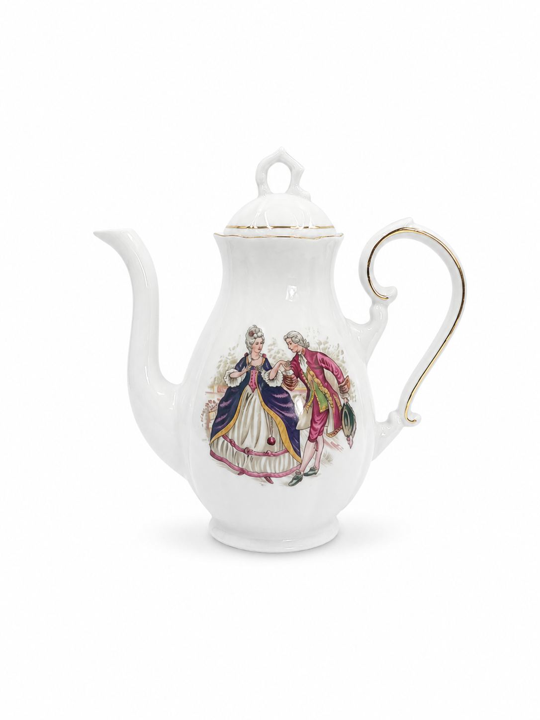 Dzbanek na herbatę porcelanowy Zaječar Jugosławia - obrazek 3