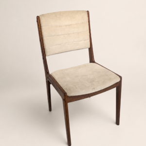 Duńskie krzesło z teku w stylu Mid-century z lat 60/70-tych