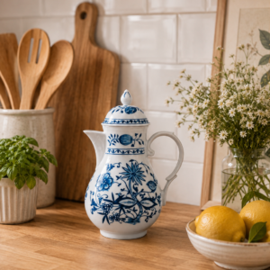 Dzbanek porcelanowy cebulowy Kahla