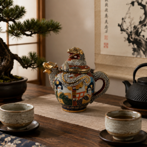 Dzbanuszek na mleko porcelanowy Japonia Kutania