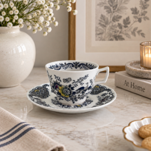 Zestaw śniadaniowy Filiżanka kolekcjonerska Royal Doulton Anglia