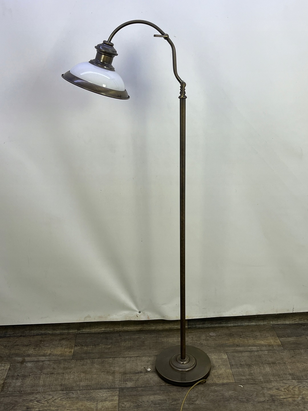 Lampa podłogowa lata 80-te mosiądz - obrazek 2