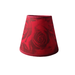 PVC bulb lampshade 15cm high