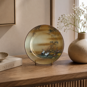 Talerz deserowy porcelanowy Japonia