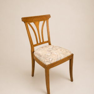 Beech wood Italian chair by Selva