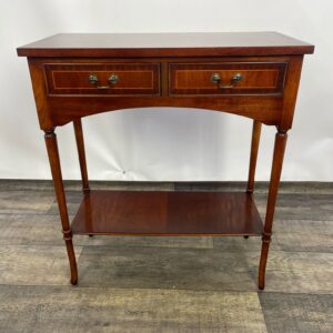 English-style console in mahogany from the 1970s/80s