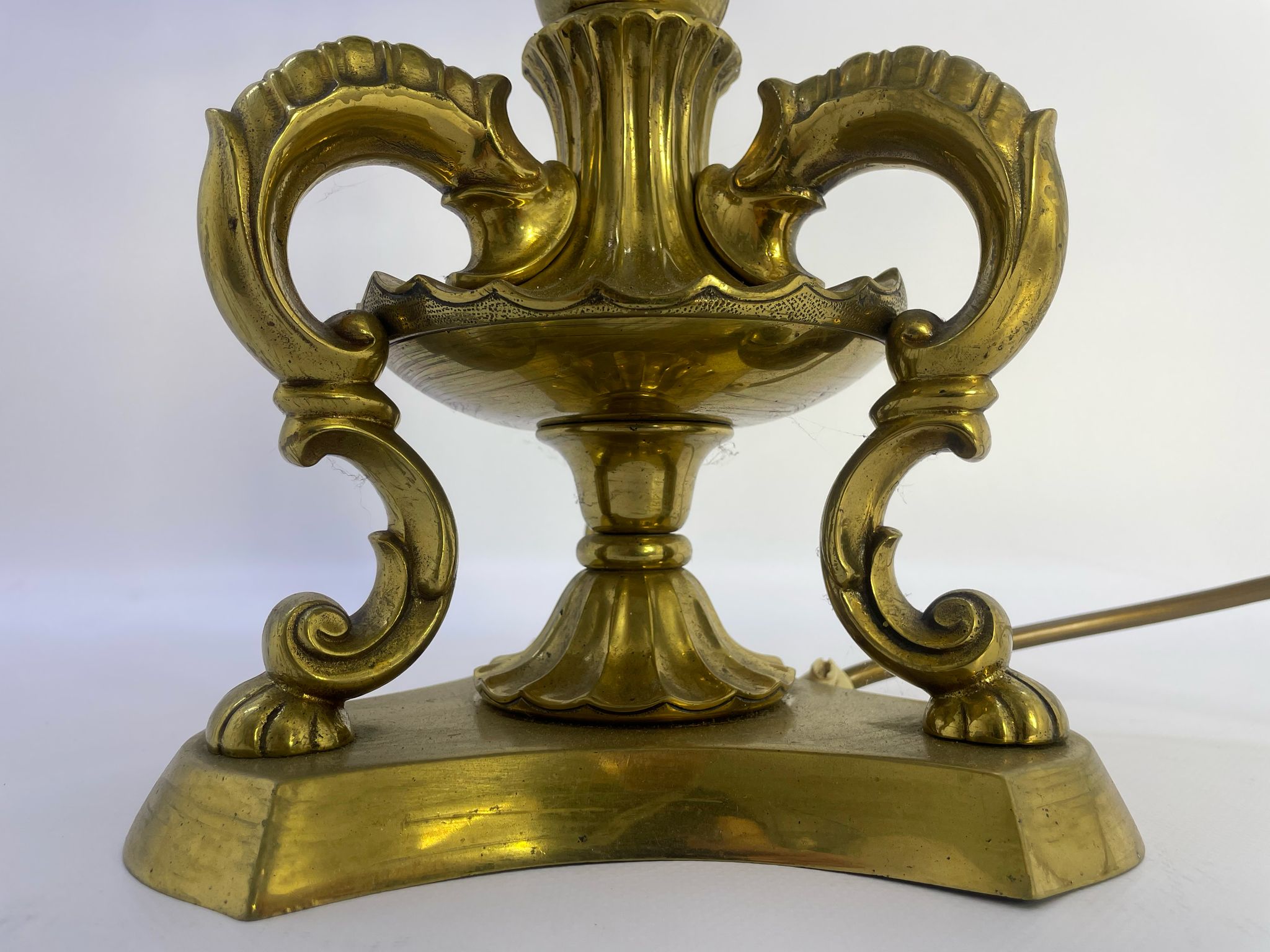 Lampa witrażowa mosiądz w stylu Tiffany - obrazek 17