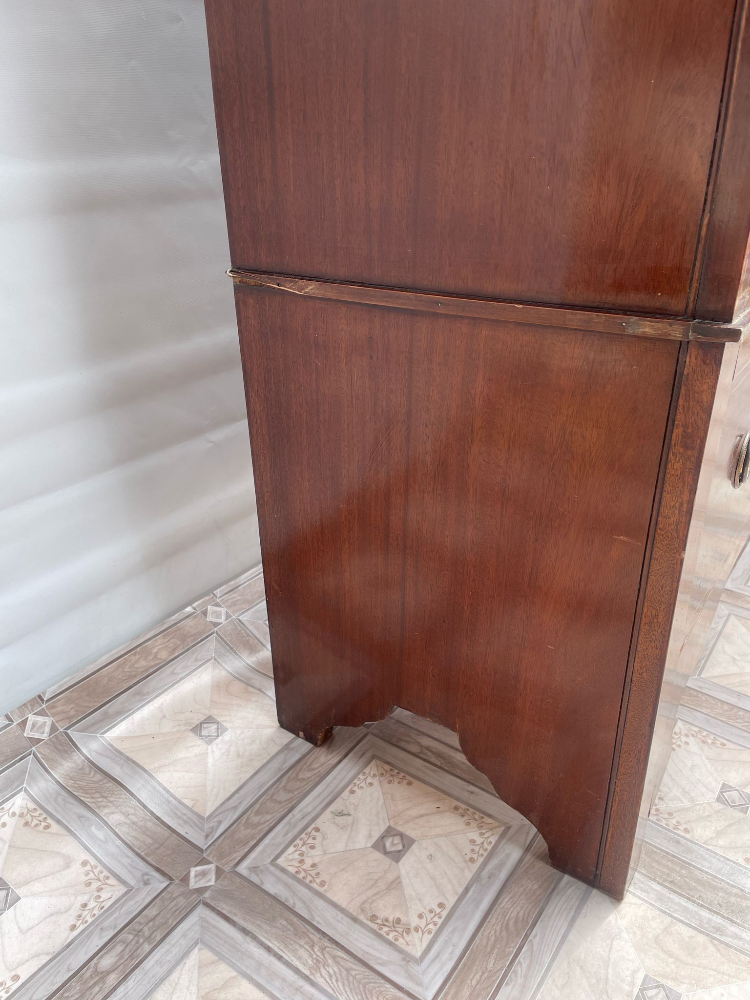 Szafa secesyjna z lustrem kryształowym z drewna palisandrowego - Image 15