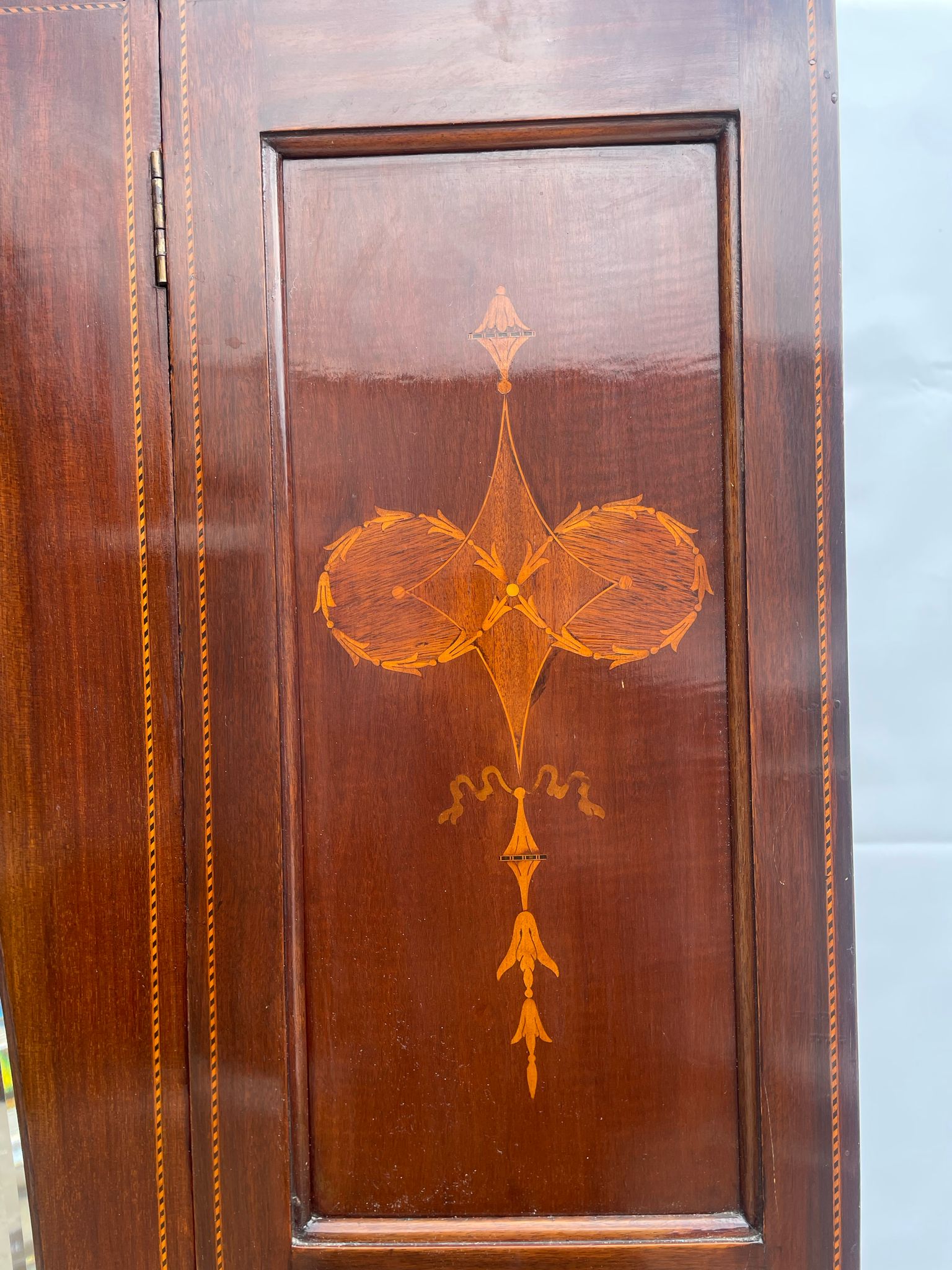 Szafa secesyjna z lustrem kryształowym z drewna palisandrowego - Image 12