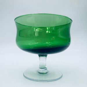 Ice cream goblet, for snacks green
