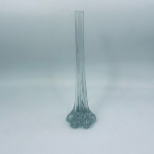 1970s vintage style stretched glass vase