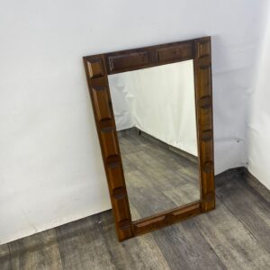 Lustro w stylu kolonialnym, lite drewno