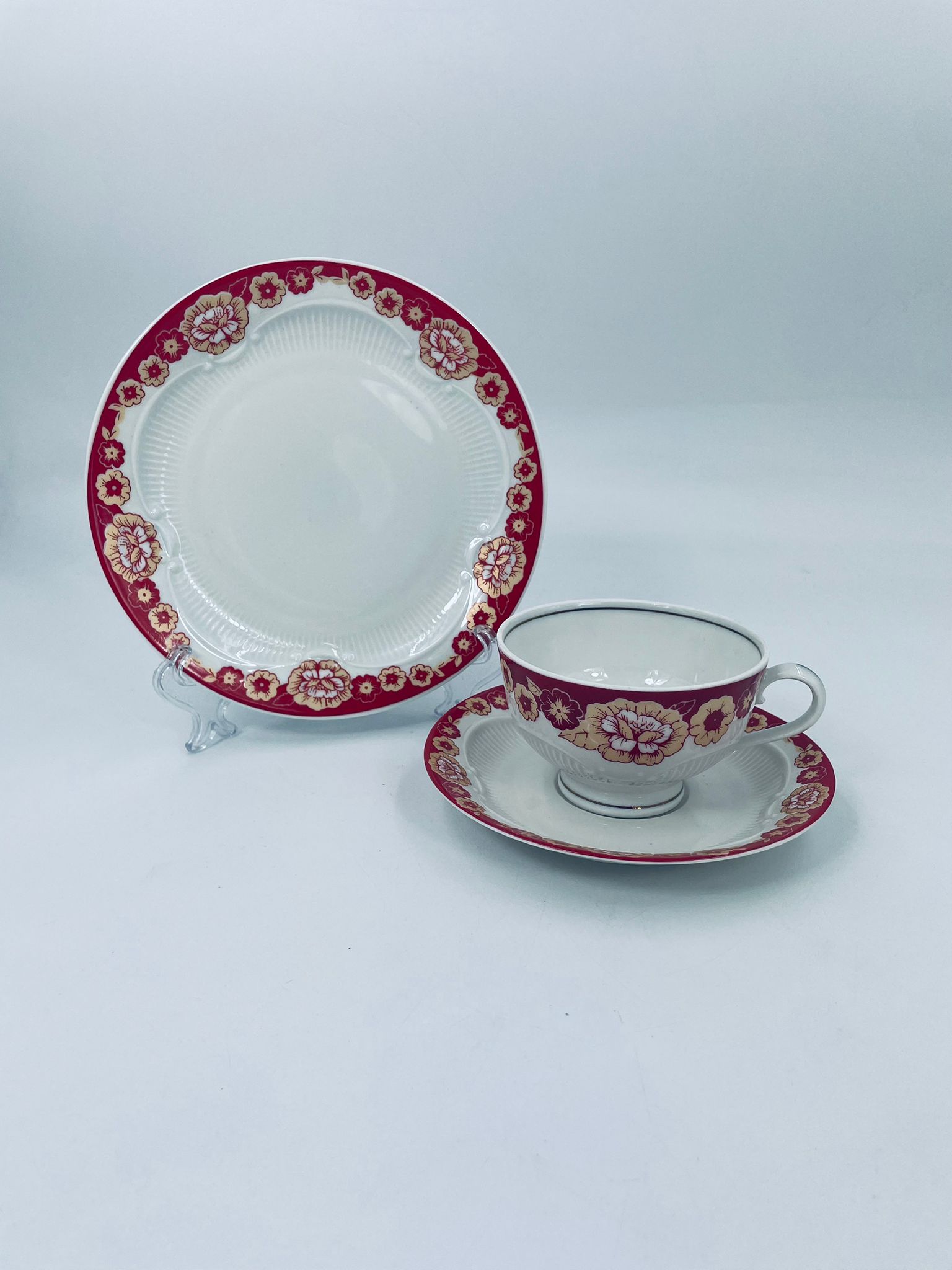 Zestaw śniadaniowy trio vintage lettin - obrazek 3