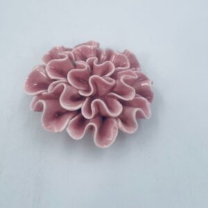 Pink porcelain flower