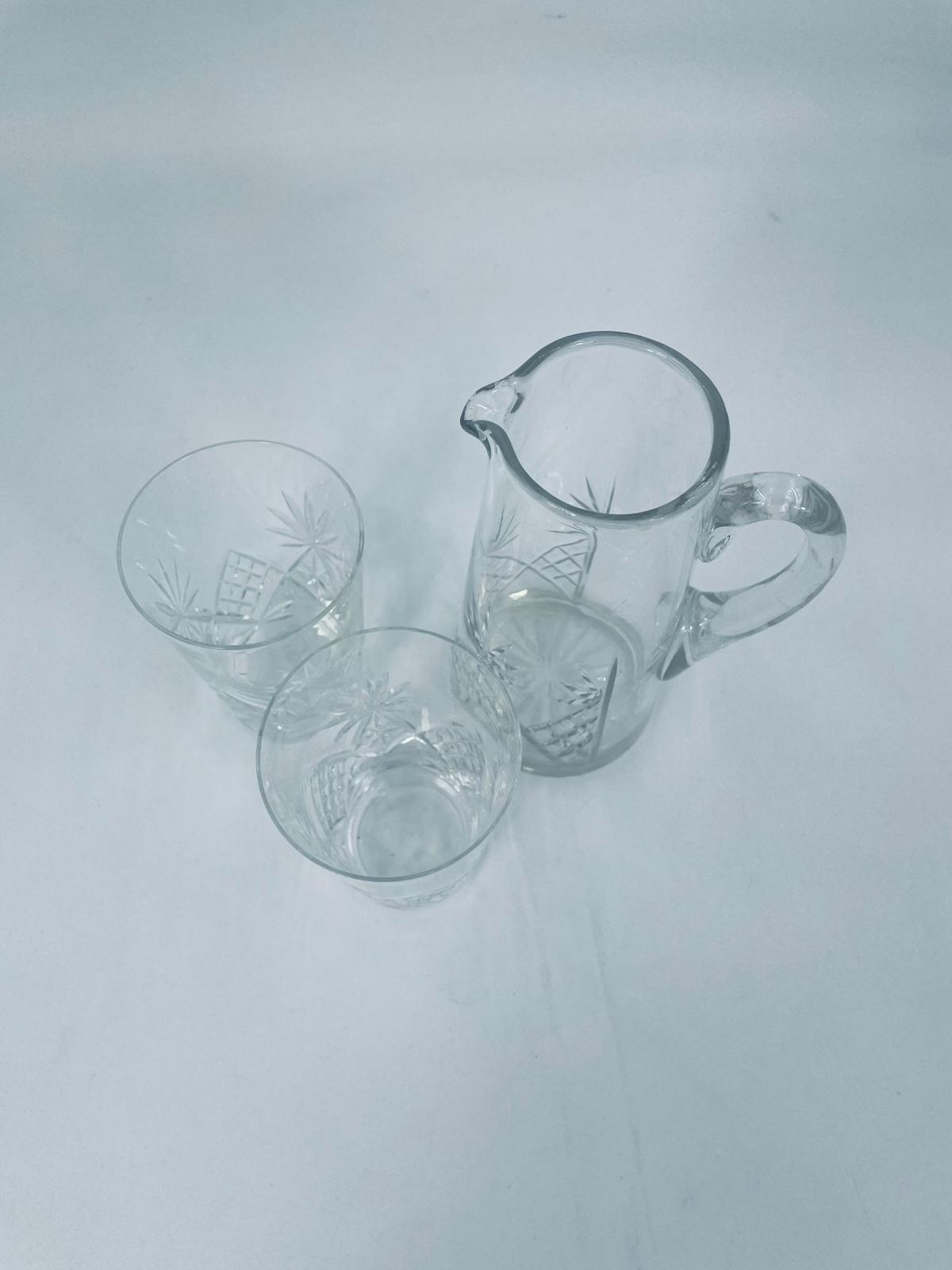 Zestaw kryształowy z PRL-u - obrazek 3