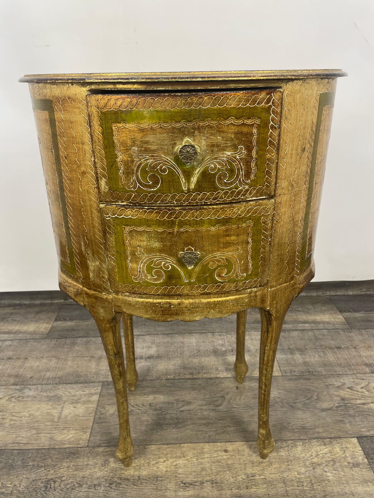 Stolik, szafka nocny rokoko włoski XX WIEKU - Image 2