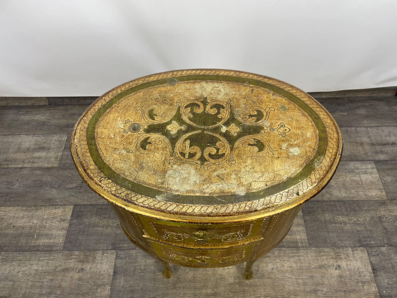 Stolik, szafka nocny rokoko włoski XX WIEKU - Image 8