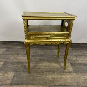 Gilt bedside cabinet from the 1960s/70s