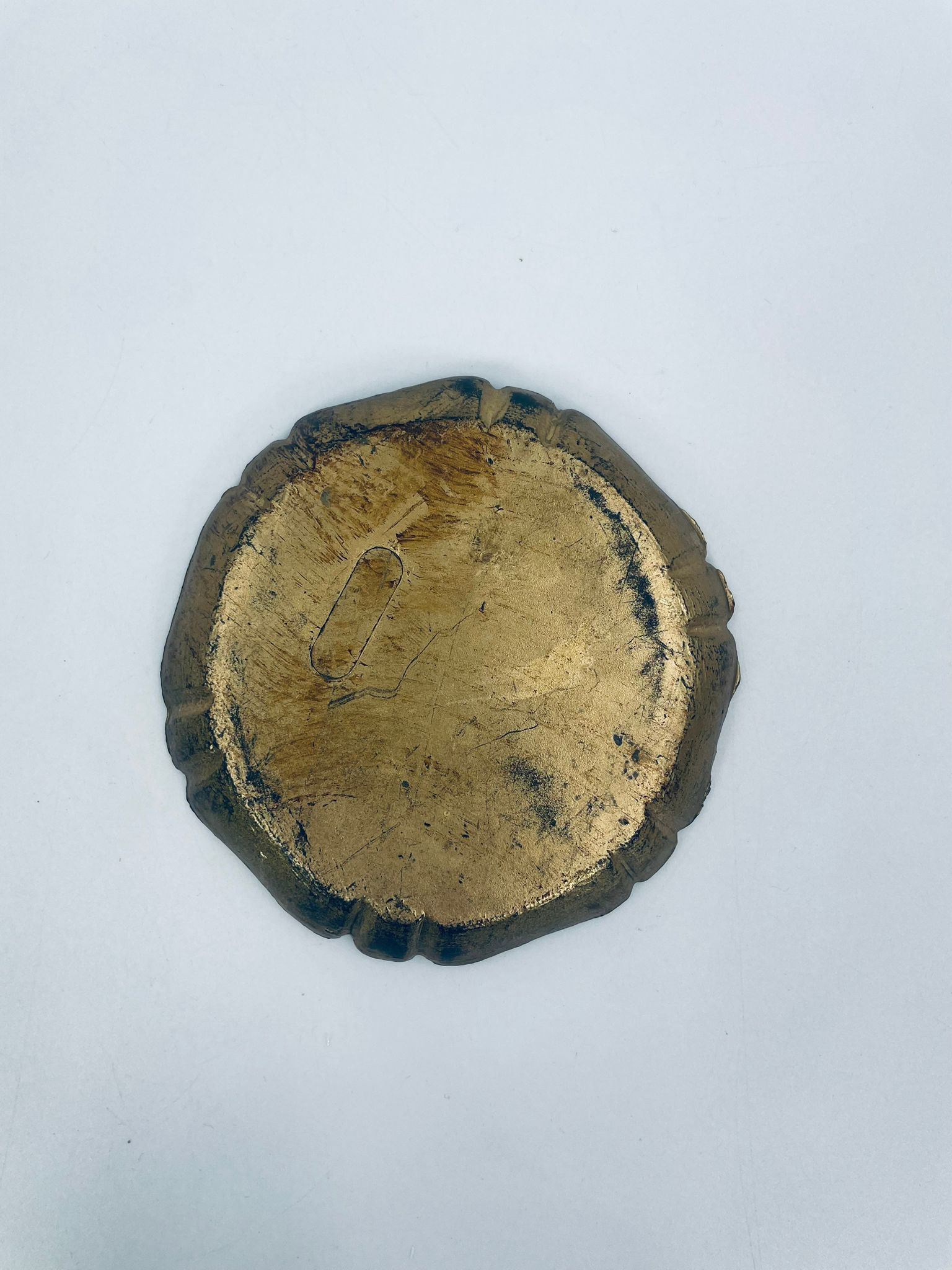 Taca włoska w stylu vintage, lite drewno. - Image 2