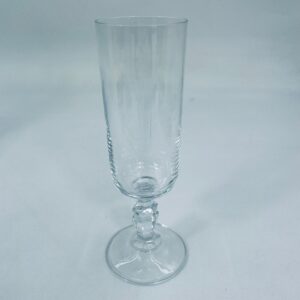 Crystal champagne glasses