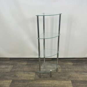 Bathroom corner shelf glass 4 shelves