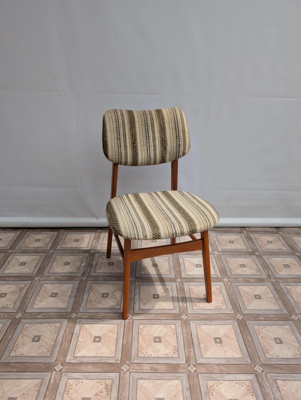 Krzesło tekowe Proj. Erich Straatmann Idea Mid Cetury z lat 60/70-tych - obrazek 2