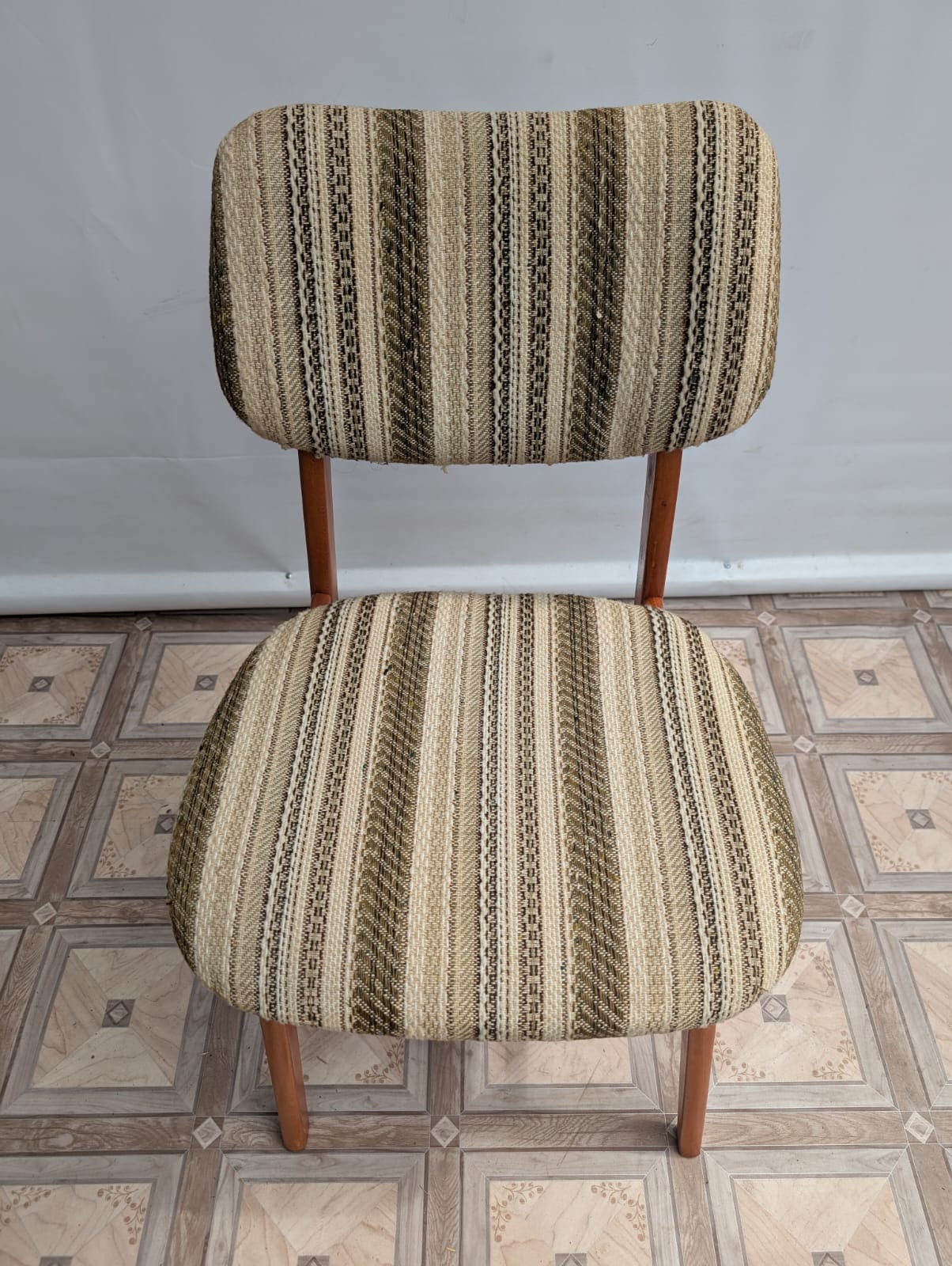 Krzesło tekowe Proj. Erich Straatmann Idea Mid Cetury z lat 60/70-tych - obrazek 4