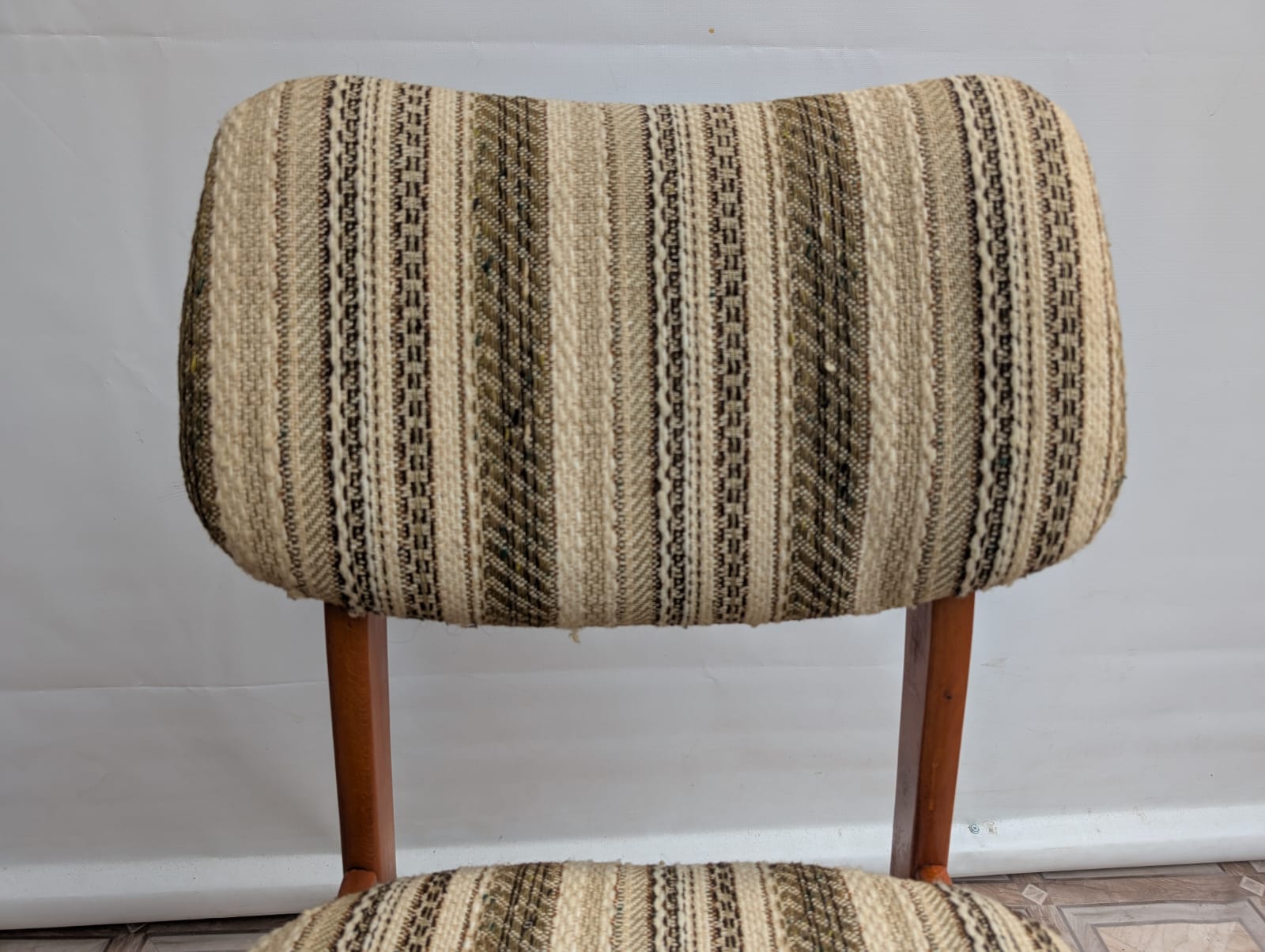 Krzesło tekowe Proj. Erich Straatmann Idea Mid Cetury z lat 60/70-tych - obrazek 7