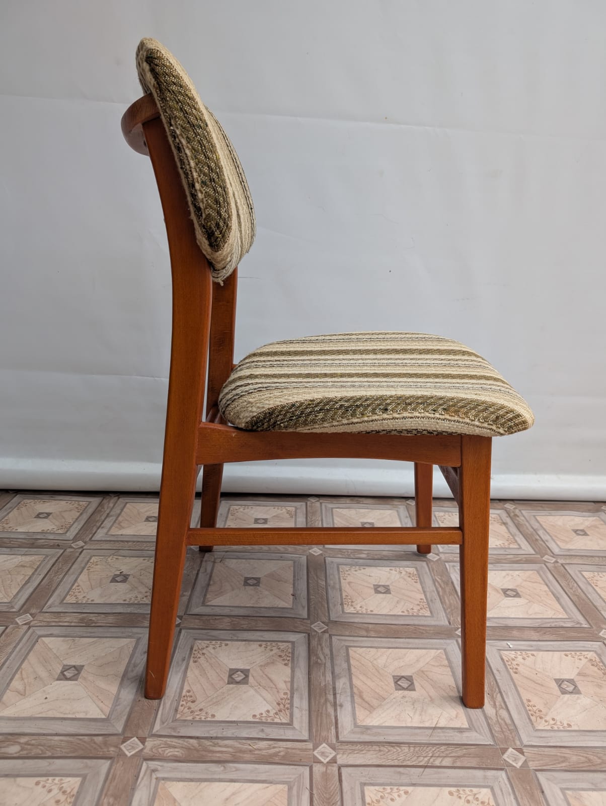 Krzesło tekowe Proj. Erich Straatmann Idea Mid Cetury z lat 60/70-tych - obrazek 8