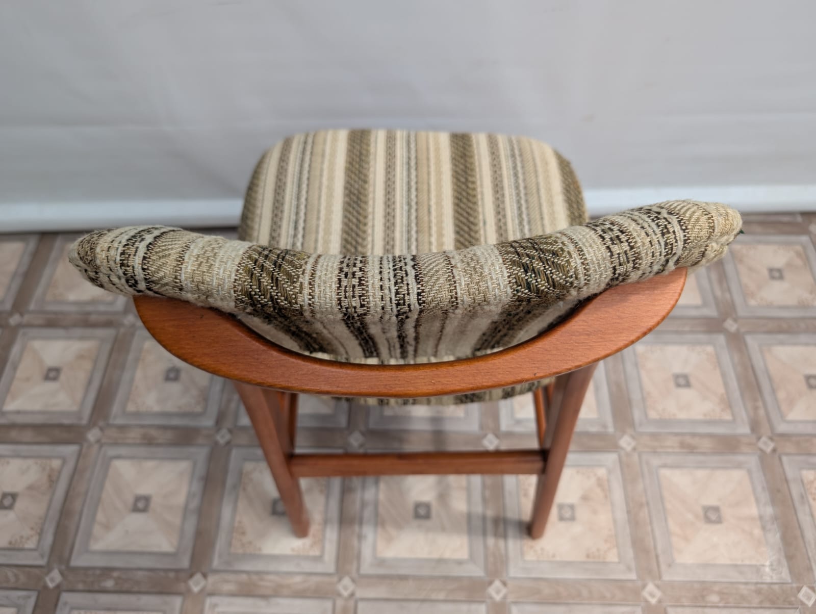 Krzesło tekowe Proj. Erich Straatmann Idea Mid Cetury z lat 60/70-tych - obrazek 10