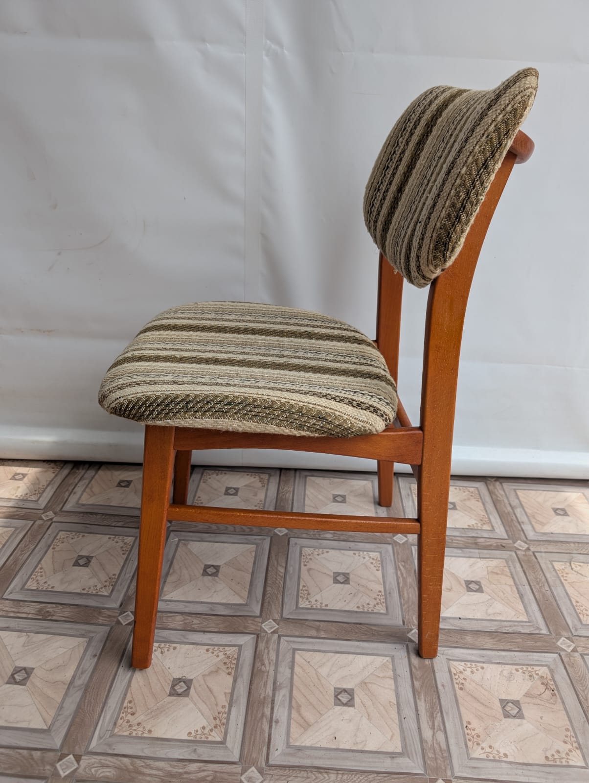 Krzesło tekowe Proj. Erich Straatmann Idea Mid Cetury z lat 60/70-tych - obrazek 11