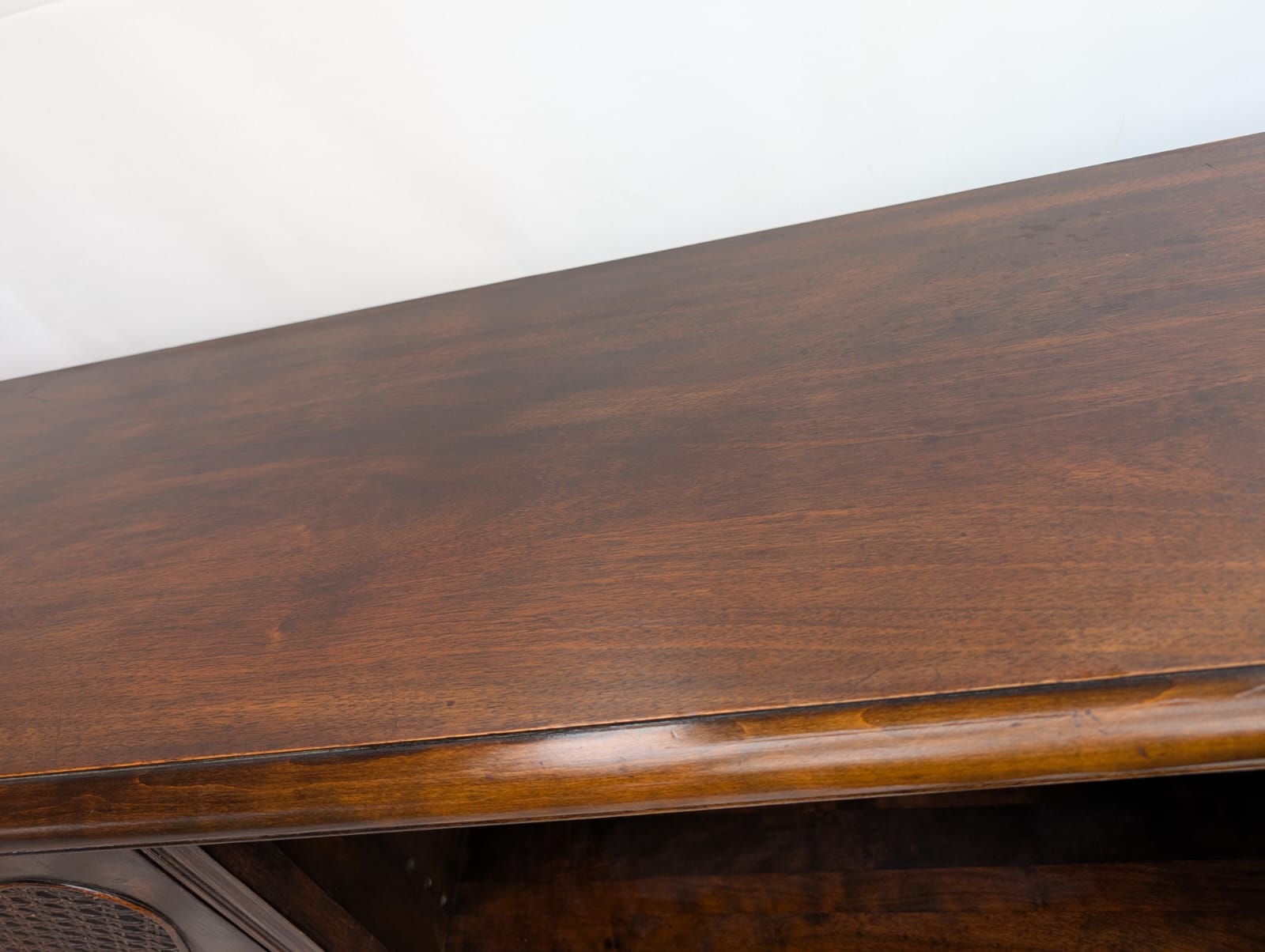 Kredens zabytkowy w stylu Chippendale z rafią - Image 19