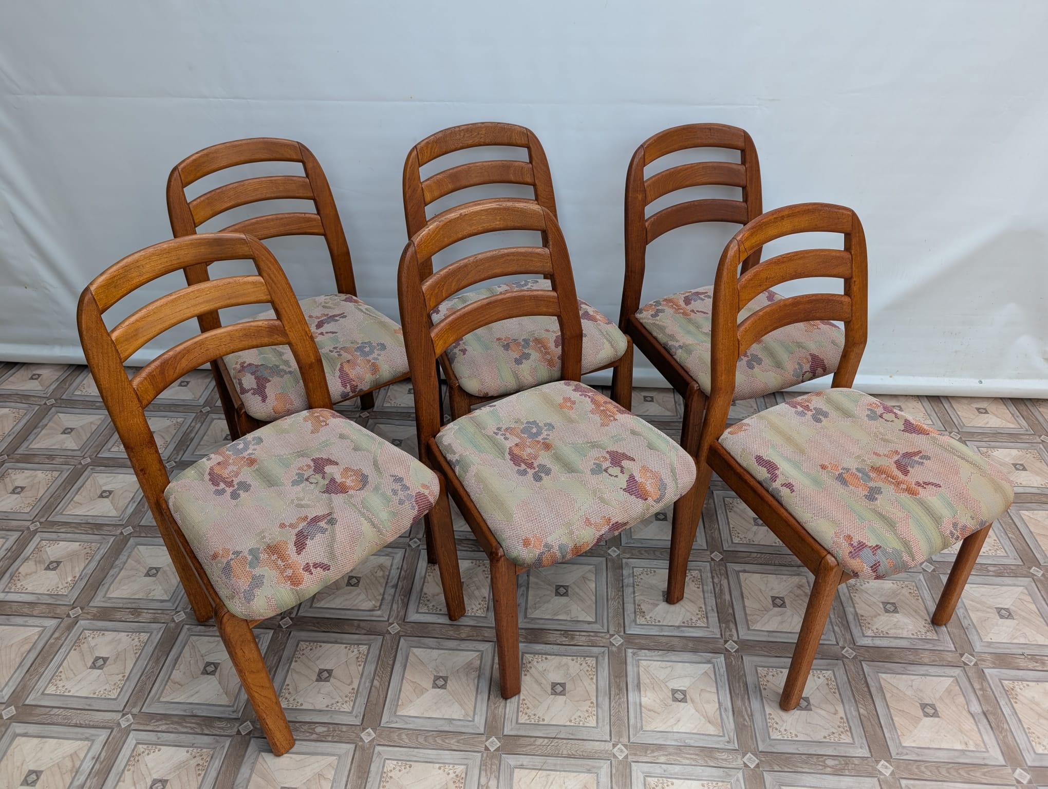 Krzesło tekowe duńskie Dyrlund z lat 60-tych - obrazek 15