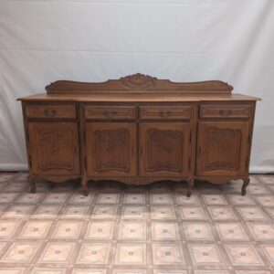 Stylish chest of drawers, buffet ludvik butchered oak